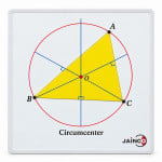 Circumcenter of a triangle (Magnetic)